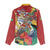 Personalized Guyana Canje Pheasant Women Casual Shirt Tropical Flowers - Wonder Print Shop