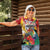 Personalized Guyana Canje Pheasant Women Polo Shirt Tropical Flowers - Wonder Print Shop