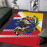 Venezuela White Horse Area Rug Veneziola Flag Colors - Wonder Print Shop