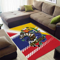 Venezuela White Horse Area Rug Veneziola Flag Colors - Wonder Print Shop