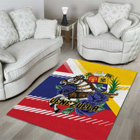 Venezuela White Horse Area Rug Veneziola Flag Colors - Wonder Print Shop