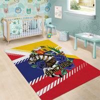 Venezuela White Horse Area Rug Veneziola Flag Colors - Wonder Print Shop