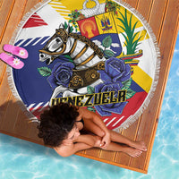 Venezuela White Horse Beach Blanket Veneziola Flag Colors - Wonder Print Shop