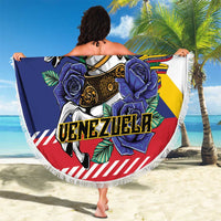 Venezuela White Horse Beach Blanket Veneziola Flag Colors - Wonder Print Shop