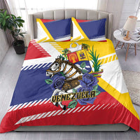 Venezuela White Horse Bedding Set Veneziola Flag Colors - Wonder Print Shop