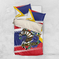 Venezuela White Horse Bedding Set Veneziola Flag Colors - Wonder Print Shop