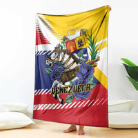 Venezuela White Horse Blanket Veneziola Flag Colors - Wonder Print Shop