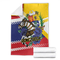 Venezuela White Horse Blanket Veneziola Flag Colors - Wonder Print Shop