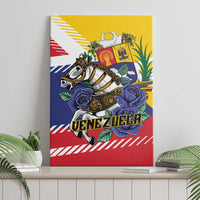 Venezuela White Horse Canvas Wall Art Veneziola Flag Colors - Wonder Print Shop