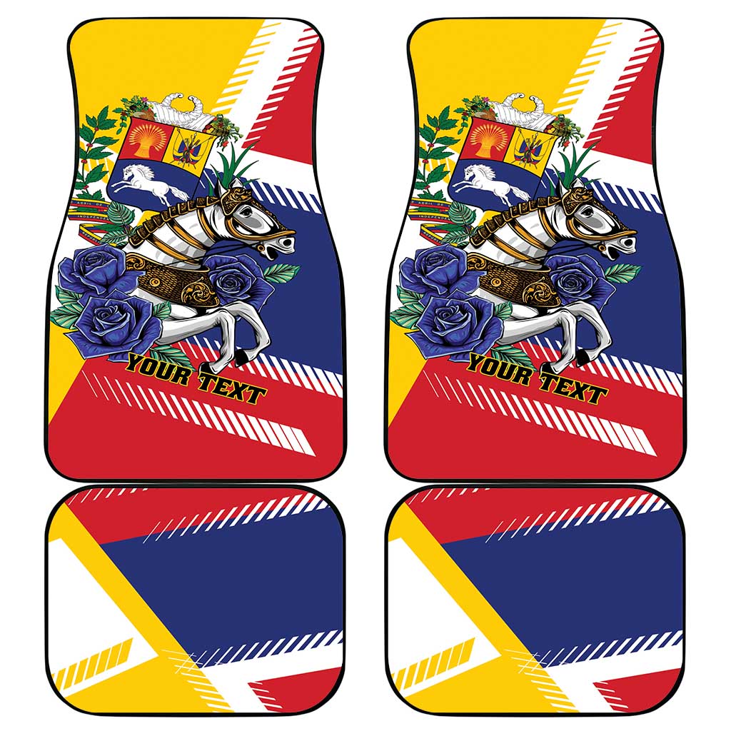 Venezuela White Horse Car Mats Veneziola Flag Colors - Wonder Print Shop
