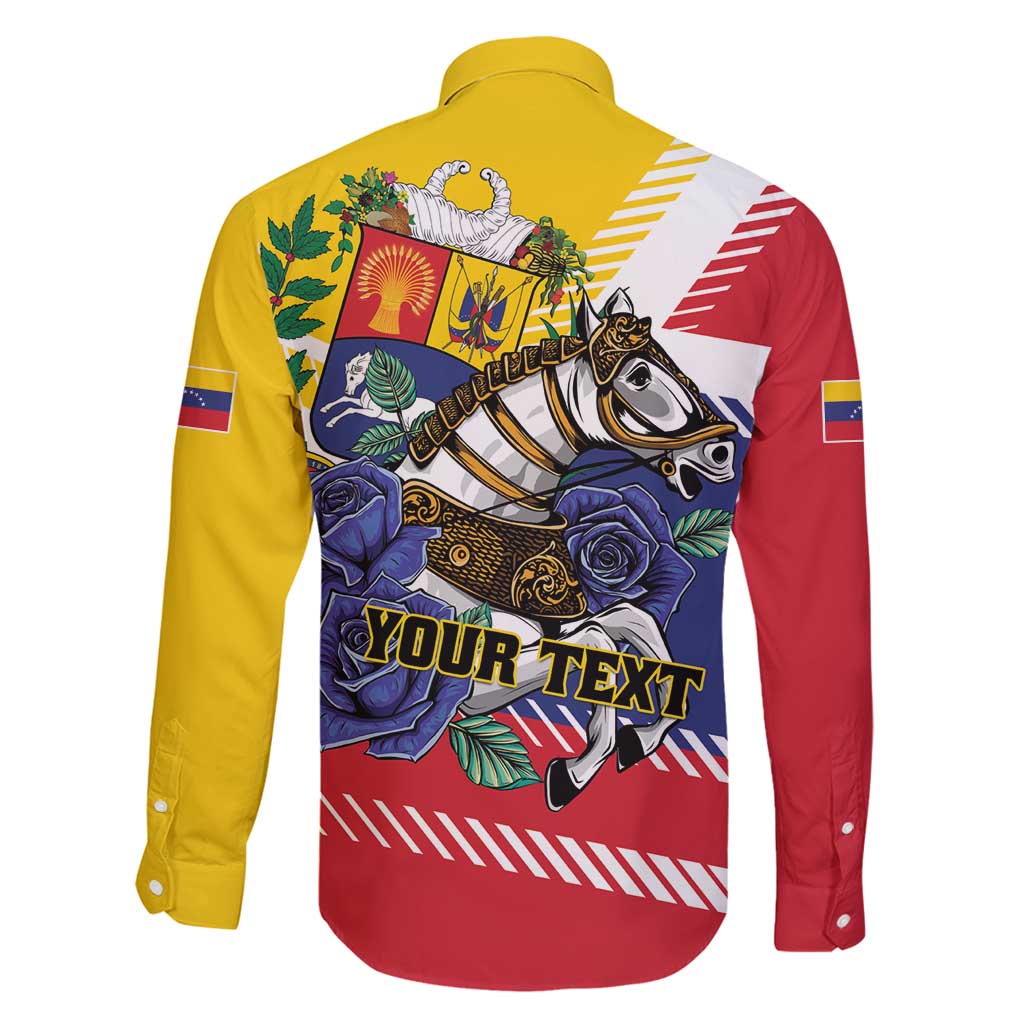 Personalized Venezuela White Horse Family Matching Long Sleeve Bodycon Dress and Hawaiian Shirt Veneziola Flag Colors - Wonder Print Shop
