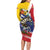 Personalized Venezuela White Horse Family Matching Long Sleeve Bodycon Dress and Hawaiian Shirt Veneziola Flag Colors - Wonder Print Shop