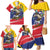 Personalized Venezuela White Horse Family Matching Mermaid Dress and Hawaiian Shirt Veneziola Flag Colors - Wonder Print Shop