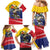 Personalized Venezuela White Horse Family Matching Mermaid Dress and Hawaiian Shirt Veneziola Flag Colors - Wonder Print Shop
