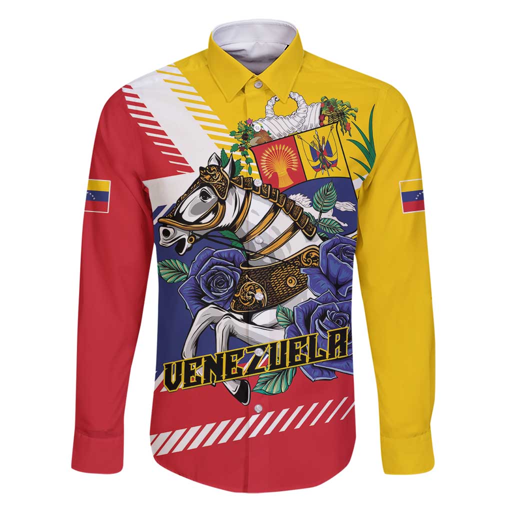 Personalized Venezuela White Horse Family Matching Mermaid Dress and Hawaiian Shirt Veneziola Flag Colors - Wonder Print Shop