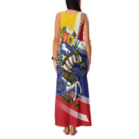 Personalized Venezuela White Horse Family Matching Tank Maxi Dress and Hawaiian Shirt Veneziola Flag Colors - Wonder Print Shop
