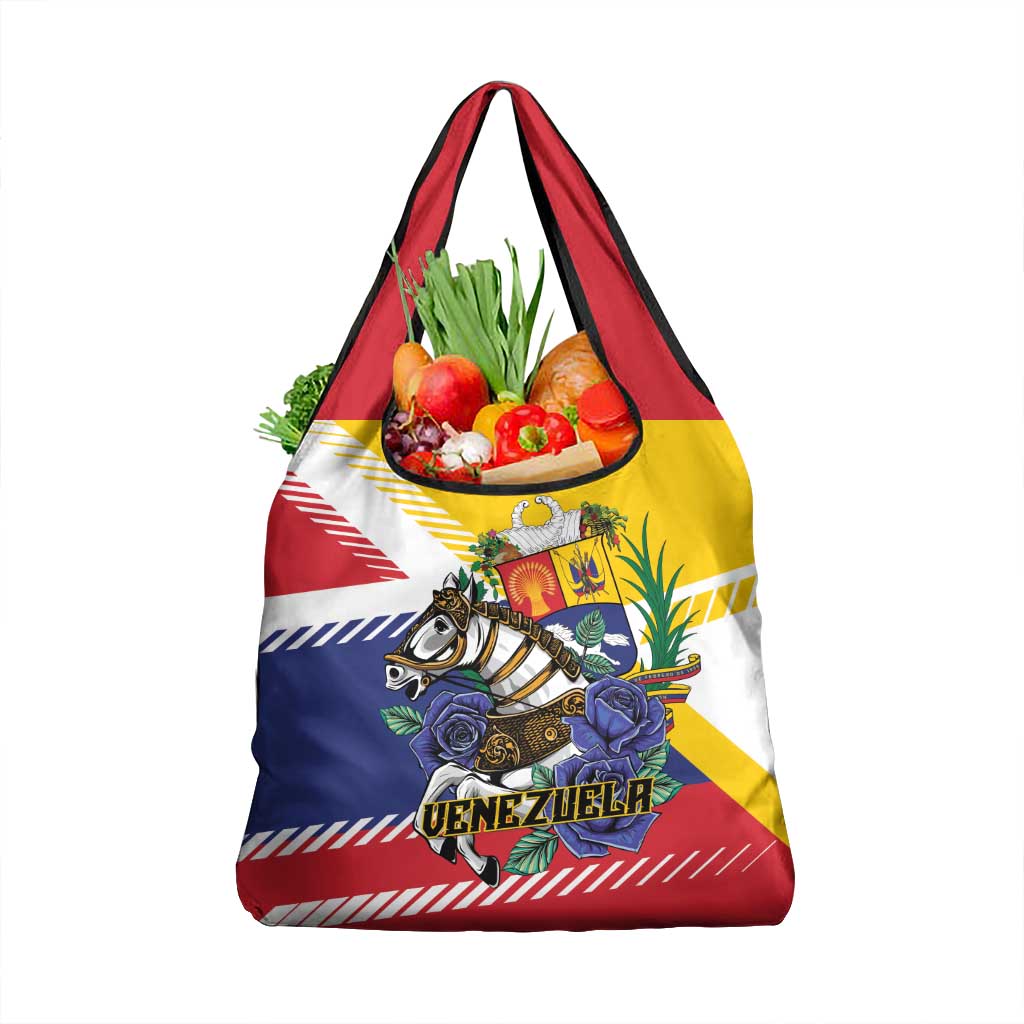 Venezuela White Horse Grocery Bag Veneziola Flag Colors - Wonder Print Shop