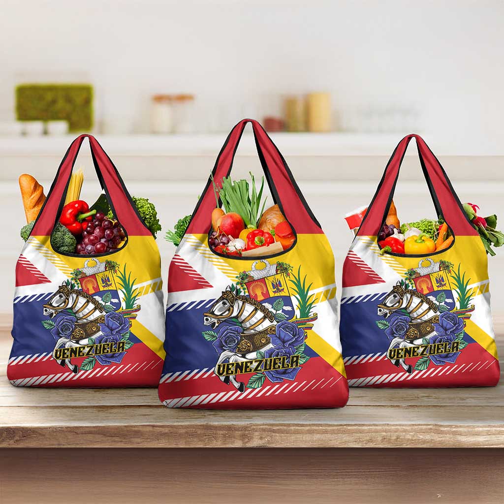 Venezuela White Horse Grocery Bag Veneziola Flag Colors - Wonder Print Shop