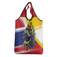 Venezuela White Horse Grocery Bag Veneziola Flag Colors - Wonder Print Shop