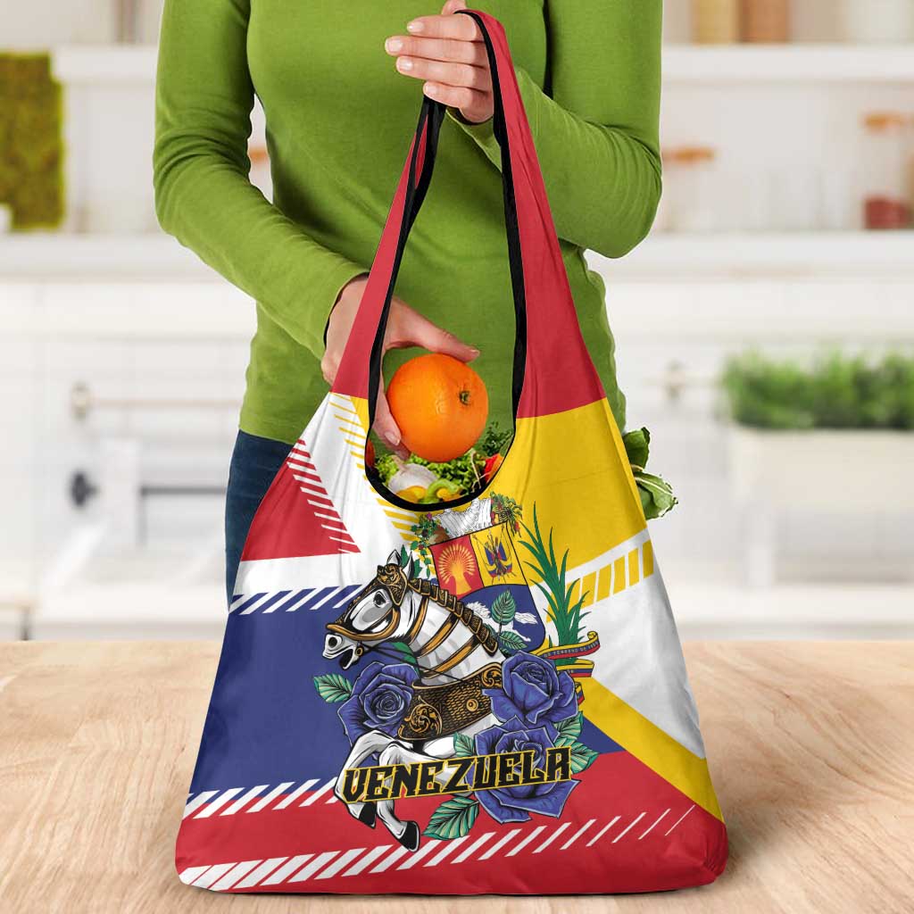 Venezuela White Horse Grocery Bag Veneziola Flag Colors - Wonder Print Shop