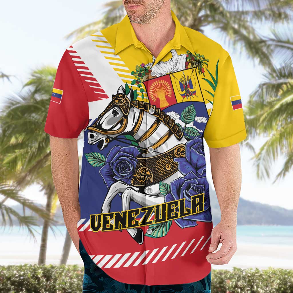 Personalized Venezuela White Horse Hawaiian Shirt Veneziola Flag Colors - Wonder Print Shop