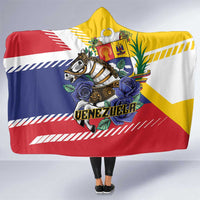 Venezuela White Horse Hooded Blanket Veneziola Flag Colors - Wonder Print Shop