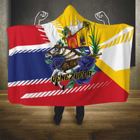 Venezuela White Horse Hooded Blanket Veneziola Flag Colors - Wonder Print Shop