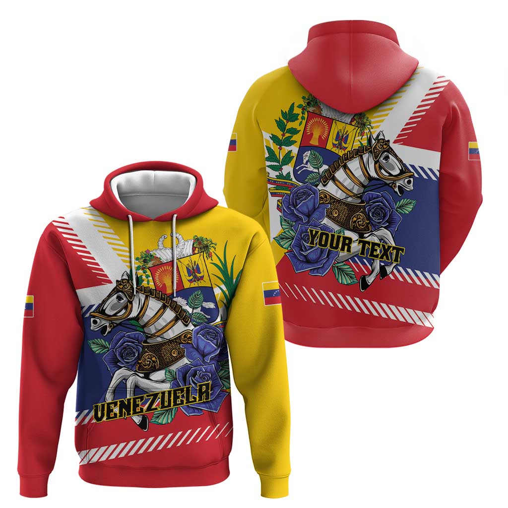 Personalized Venezuela White Horse Hoodie Veneziola Flag Colors - Wonder Print Shop