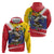 Personalized Venezuela White Horse Hoodie Veneziola Flag Colors - Wonder Print Shop