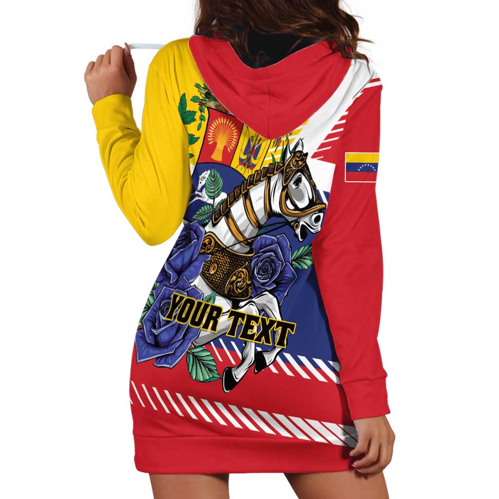 Personalized Venezuela White Horse Hoodie Dress Veneziola Flag Colors - Wonder Print Shop