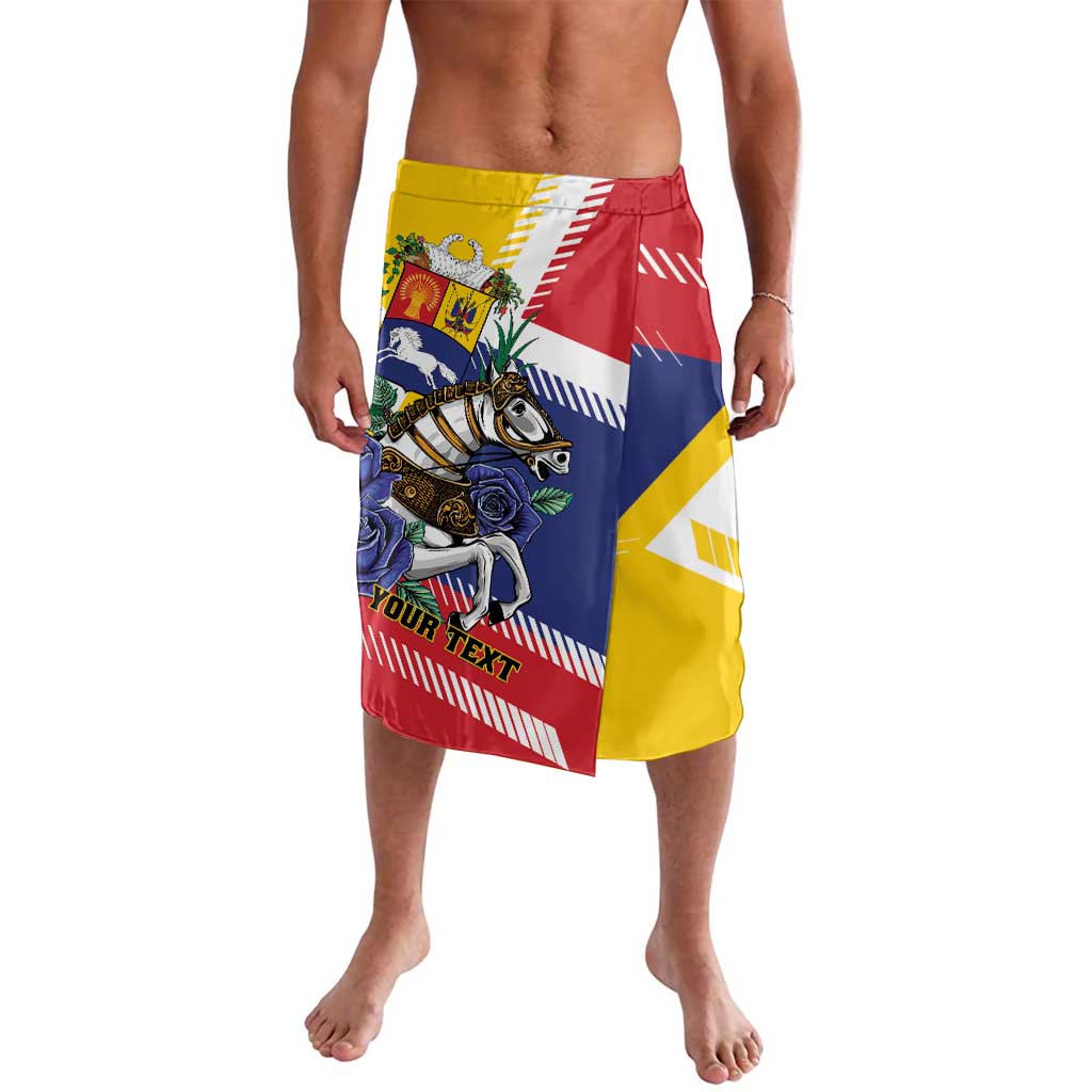 Personalized Venezuela White Horse Lavalava Veneziola Flag Colors - Wonder Print Shop
