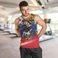 Personalized Venezuela White Horse Men Tank Top Veneziola Flag Colors - Wonder Print Shop
