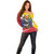 Personalized Venezuela White Horse Off Shoulder Sweater Veneziola Flag Colors - Wonder Print Shop