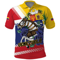 Personalized Venezuela White Horse Polo Shirt Veneziola Flag Colors - Wonder Print Shop