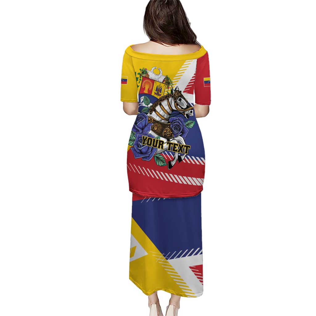 Personalized Venezuela White Horse Puletasi Veneziola Flag Colors - Wonder Print Shop