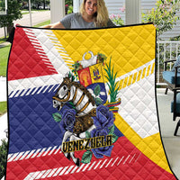 Venezuela White Horse Quilt Veneziola Flag Colors - Wonder Print Shop