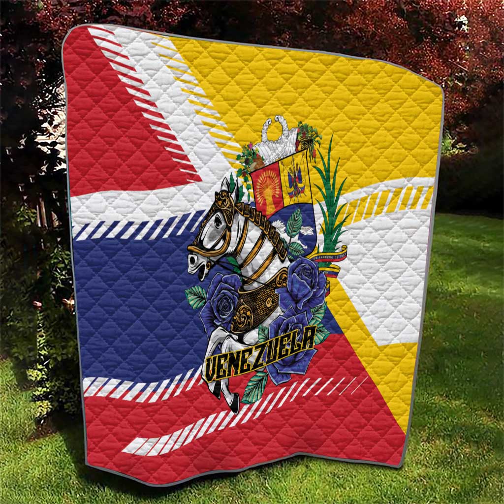 Venezuela White Horse Quilt Veneziola Flag Colors - Wonder Print Shop