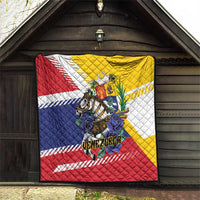 Venezuela White Horse Quilt Veneziola Flag Colors - Wonder Print Shop