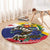 Venezuela White Horse Round Carpet Veneziola Flag Colors - Wonder Print Shop