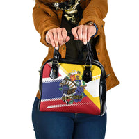 Venezuela White Horse Shoulder Handbag Veneziola Flag Colors - Wonder Print Shop