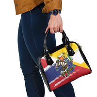 Venezuela White Horse Shoulder Handbag Veneziola Flag Colors - Wonder Print Shop