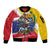 Personalized Venezuela White Horse Sleeve Zip Bomber Jacket Veneziola Flag Colors - Wonder Print Shop