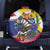 Venezuela White Horse Spare Tire Cover Veneziola Flag Colors - Wonder Print Shop