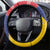 Venezuela White Horse Steering Wheel Cover Veneziola Flag Colors - Wonder Print Shop