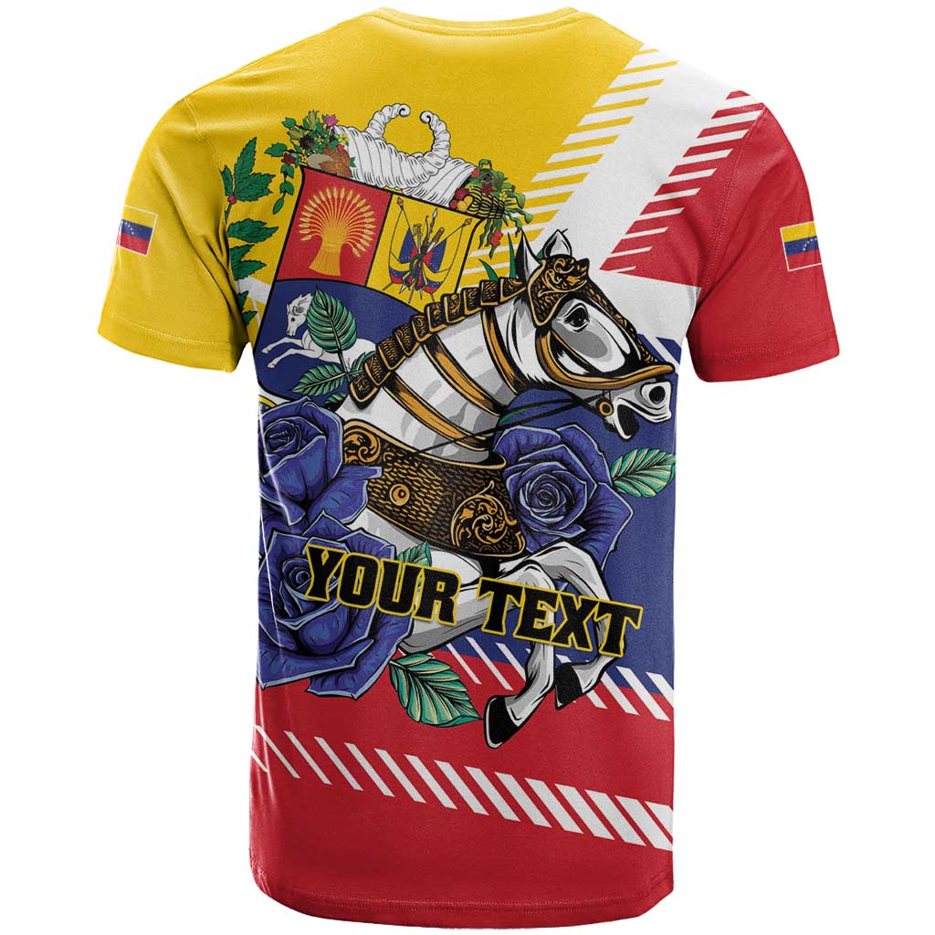 Personalized Venezuela White Horse T Shirt Veneziola Flag Colors - Wonder Print Shop