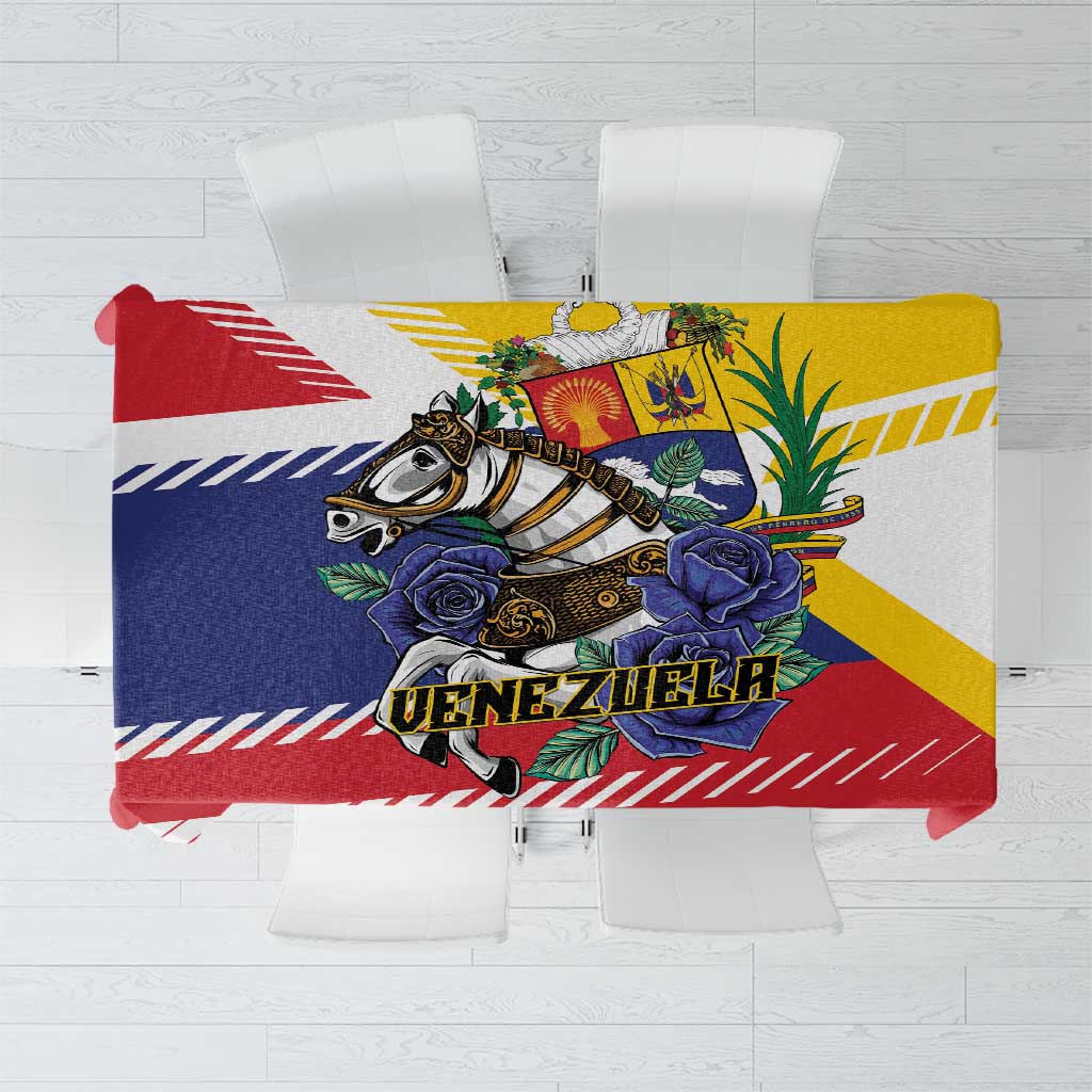 Venezuela White Horse Tablecloth Veneziola Flag Colors - Wonder Print Shop
