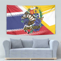Venezuela White Horse Tapestry Veneziola Flag Colors - Wonder Print Shop
