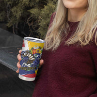 Personalized Venezuela White Horse Tumbler Cup Veneziola Flag Colors - Wonder Print Shop