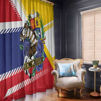 Venezuela White Horse Window Curtain Veneziola Flag Colors - Wonder Print Shop