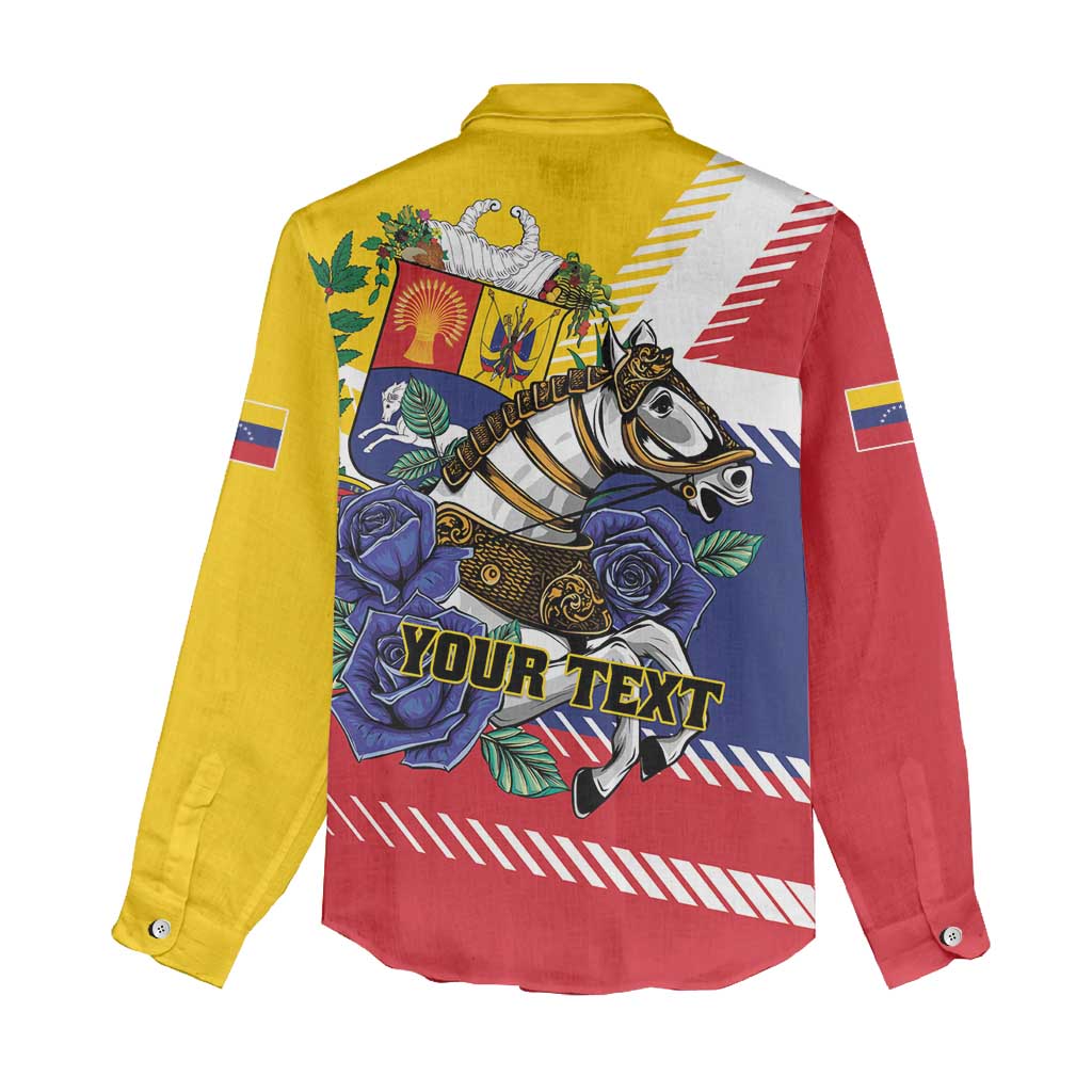 Personalized Venezuela White Horse Women Casual Shirt Veneziola Flag Colors - Wonder Print Shop